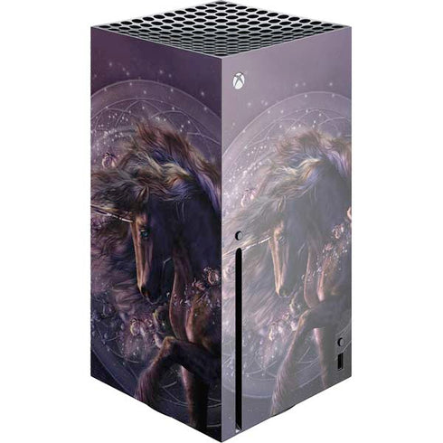 Black Rose Unicorn by Laurie Prindle Xbox Series X Skins